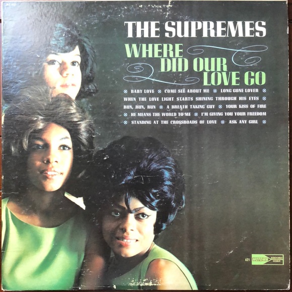 Motown Other - The Supremes Where Did Our Love Go Vinyl Lp '64